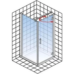 Schulte Drehtür Inkl. Seitenwand Toura Türanschlag Rechts 90 Cm X 90 Cm X 200 Cm 15 Schulte Drehtür Inkl. Seitenwand Toura Türanschlag Rechts 90 Cm X 90 Cm X 200 Cm -Duschen Geschäft 0845 2053 EP666218341500 2