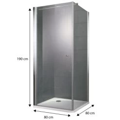 Schulte Duschkabine Drehtür Mit Seitenwand Youngline 190 Cm X 80 Cm 6 Schulte Duschkabine Drehtür Mit Seitenwand Youngline 190 Cm X 80 Cm -Duschen Geschäft 157915 1