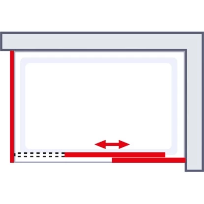 Schulte ExpressPlus Schiebetür MasterClass Mit Seitenwand Chromoptik 90x140cm 4 Schulte ExpressPlus Schiebetür MasterClass Mit Seitenwand Chromoptik 90x140cm – Bild 4