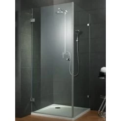 Schulte Drehtür Davita Inkl. Seitenwand Echtglas Chrom