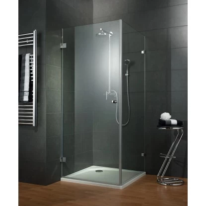 Schulte Drehtür Davita Inkl. Seitenwand Echtglas Chrom 3 Schulte Drehtür Davita Inkl. Seitenwand Echtglas Chrom – Bild 3