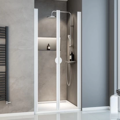 Schulte Sunny Pendeltür In Nische, BxH: 75 X 180 Cm Weiß