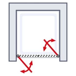 Schulte Alexa Style 2.0 Pendeltür In Nische 80 X 192 Cm 10 Schulte Alexa Style 2.0 Pendeltür In Nische 80 X 192 Cm -Duschen Geschäft 4060991018497 6