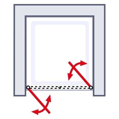 Schulte Alexa Style 2.0 Pendeltür In Nische 80 X 192 Cm 5 Schulte Alexa Style 2.0 Pendeltür In Nische 80 X 192 Cm – Bild 5