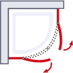 Schulte ExpressPlus Runddusche Garant 4-tlg. Alu-Natur Radius 55cm 10 Schulte ExpressPlus Runddusche Garant 4-tlg. Alu-Natur Radius 55cm -Duschen Geschäft 4060991038679 2053 6