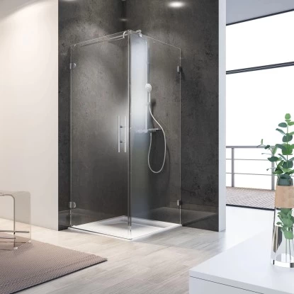 Schulte Drehtür Davita Inkl. Seitenwand Mit Stabgriff Echtglas Chrom 1 Schulte Drehtür Davita Inkl. Seitenwand Mit Stabgriff Echtglas Chrom