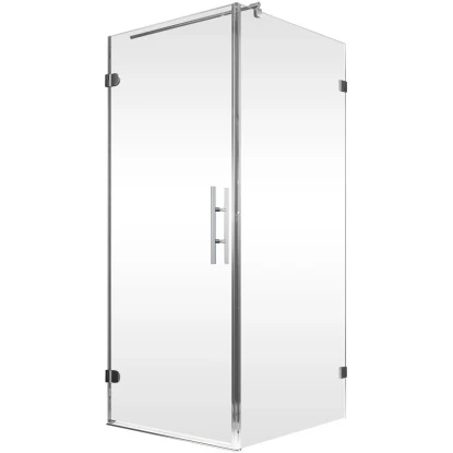 Schulte Drehtür Davita Inkl. Seitenwand Mit Stabgriff Echtglas Chrom 2 Schulte Drehtür Davita Inkl. Seitenwand Mit Stabgriff Echtglas Chrom – Bild 2