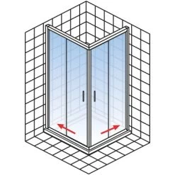Schulte Eckeinstieg II Ohne Unteres Profil Kristall Trend Alu-Natur 200 X 90 Cm 8 Schulte Eckeinstieg II Ohne Unteres Profil Kristall Trend Alu-Natur 200 X 90 Cm -Duschen Geschäft 4060991047473 2053 AI 03