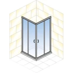 Schulte ExpressPlus Eckeinstieg Sunny Sicherheitsglas Alpinweiß 190x80cm 12 Schulte ExpressPlus Eckeinstieg Sunny Sicherheitsglas Alpinweiß 190x80cm -Duschen Geschäft 4060991050404 2053 5