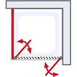 Schulte ExpressPlus Set Duschkabine Pendeltür Garant Mit Duschwanne 200x80cm 16 Schulte ExpressPlus Set Duschkabine Pendeltür Garant Mit Duschwanne 200x80cm -Duschen Geschäft 4060991056017 2053 6