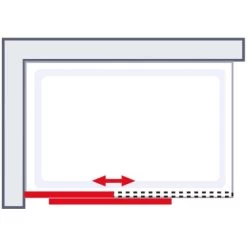 Schulte Alexa Style 2.0 Duschwand Walk In Schiebetür BlackStyle120 X 200cm 9 Schulte Alexa Style 2.0 Duschwand Walk In Schiebetür BlackStyle120 X 200cm -Duschen Geschäft 4060991056734 2053 6