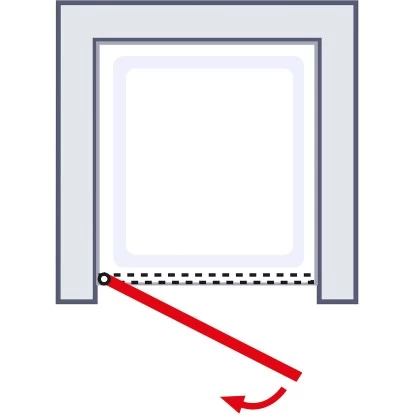 Schulte Drehtür Toura Nische Pendelbar Schwarz 200 X 80 Cm Klar Hell Anschlag L 5 Schulte Drehtür Toura Nische Pendelbar Schwarz 200 X 80 Cm Klar Hell Anschlag L – Bild 5