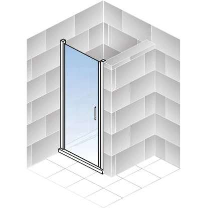 Schulte Drehtür Toura Nische Pendelbar Schwarz 200 X 80 Cm Klar Hell Anschlag L 6 Schulte Drehtür Toura Nische Pendelbar Schwarz 200 X 80 Cm Klar Hell Anschlag L – Bild 6