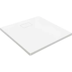 Baliv Duschwanne DW-90.100E SMC Kunststoff In Steinoptik 90 Cm X 90 Cm Weiß