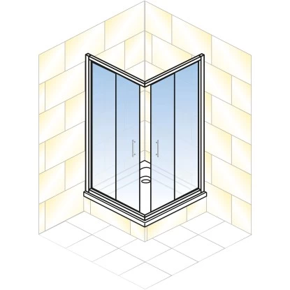 Schulte ExpressPlus Eckeinstieg Sunny Sicherheitsglas Alpinweiß 190x80cm 6 Schulte ExpressPlus Eckeinstieg Sunny Sicherheitsglas Alpinweiß 190x80cm – Bild 6